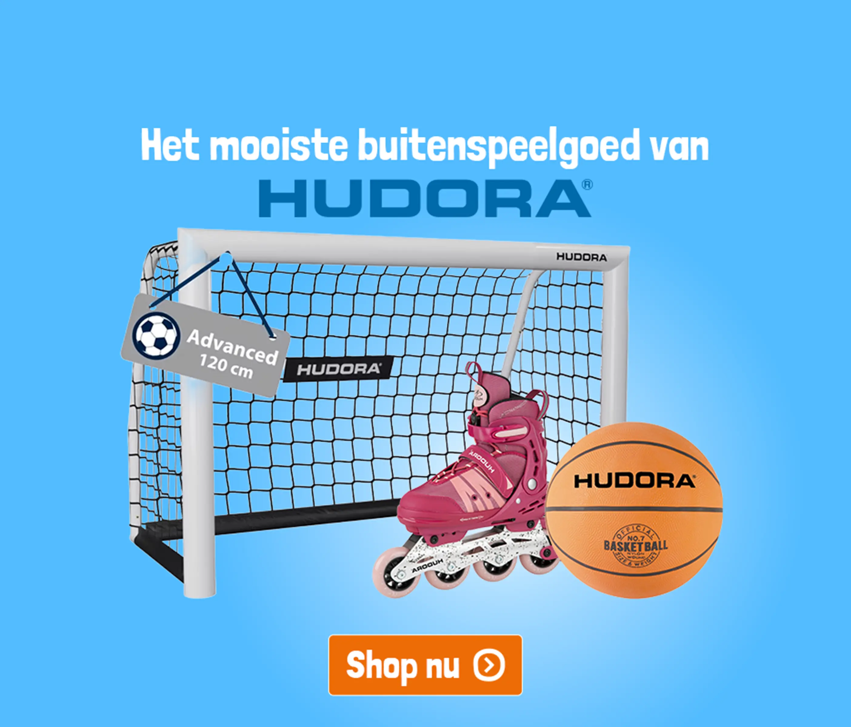 Promotie voor het merk Hudora