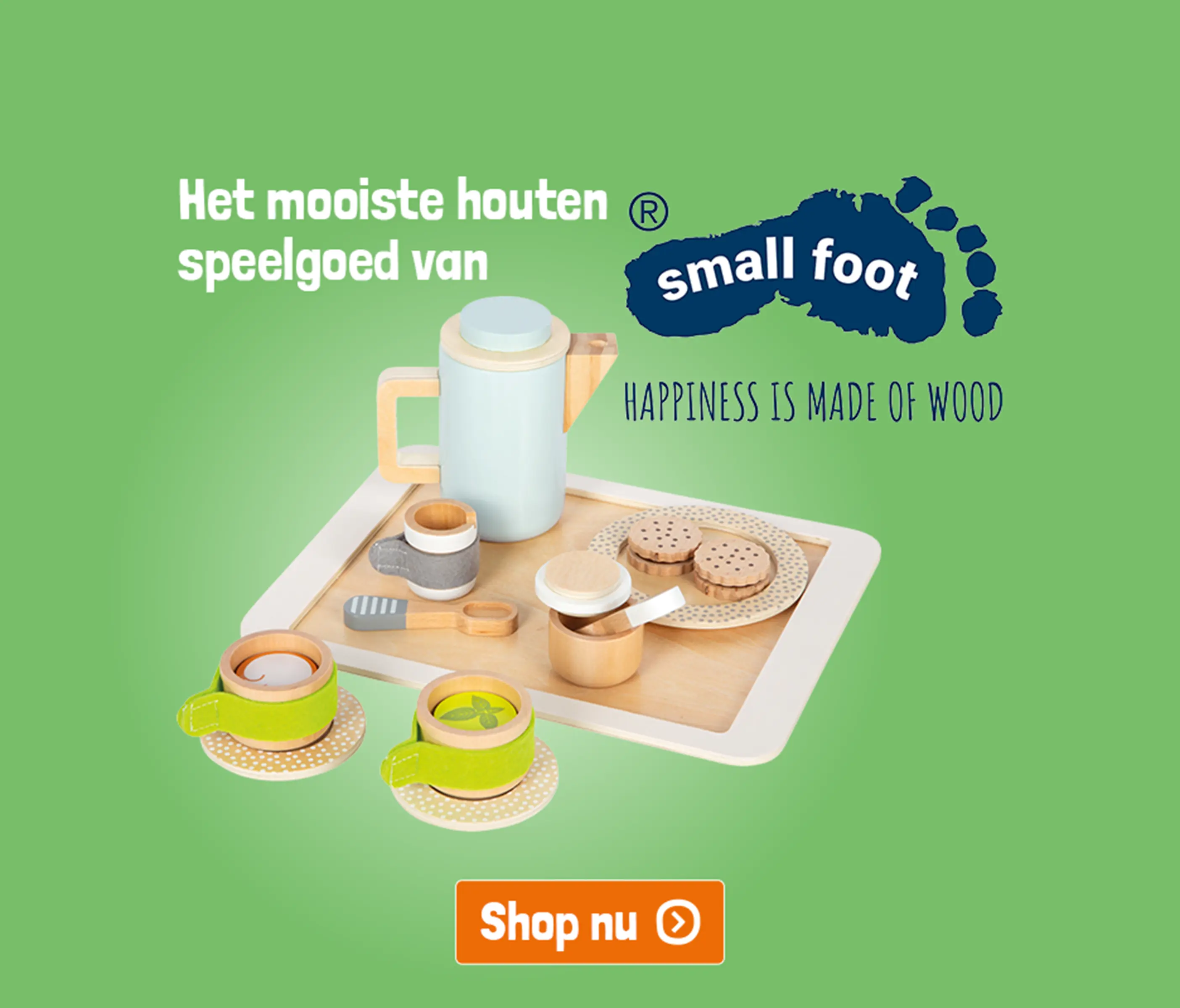Promotie voor het merk Small Foot