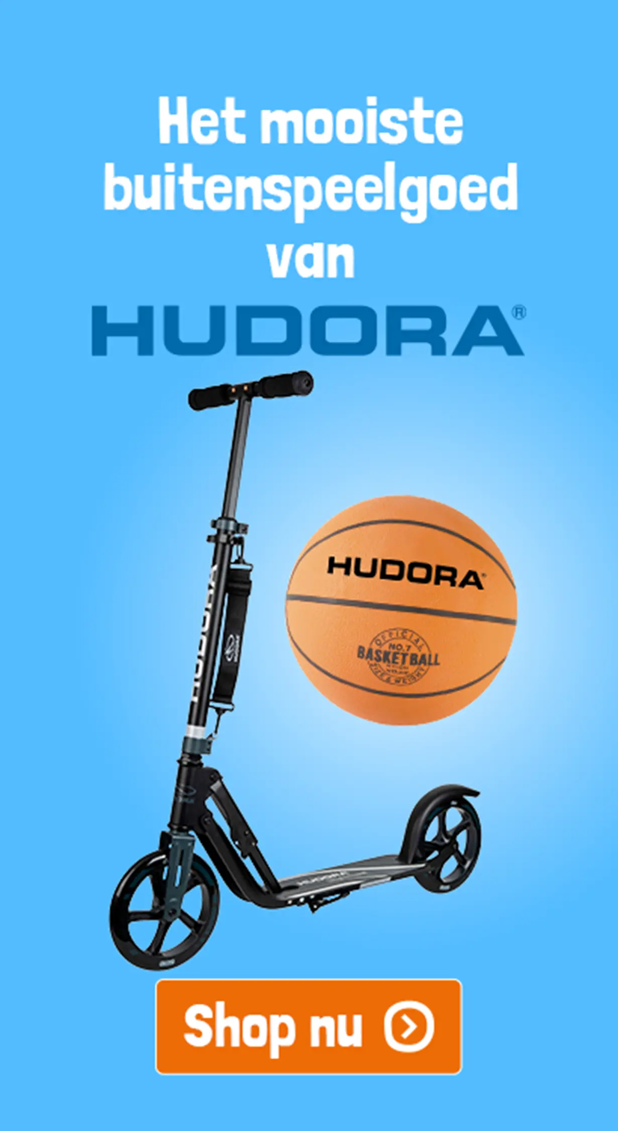 Promotie voor het merk Hudora